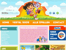 Tablet Screenshot of doraspellen.nl